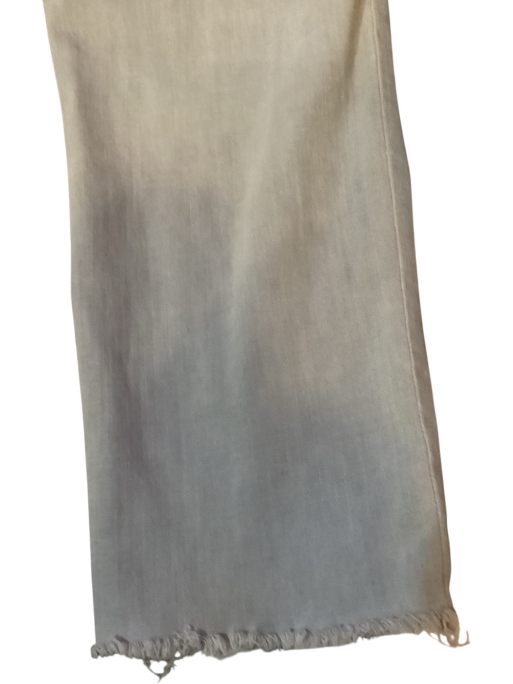 Levi's Plus Size 18W Straight Leg Jeans Raw Hem Light Wash - Picture 9 of 9